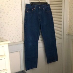 Genuine Levi’s 505 dark wash jeans